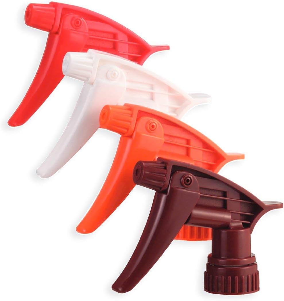 The Mop Mob Chemical Resistant Spray Head 12 Pack. Industrial Sprayer Perfect for Auto/Car Detailing Supply & Janitorial Cleaners. Heavy Duty Low-Fatigue Trigger & Nozzle Replacement Fits 32oz Bottle: Automotive