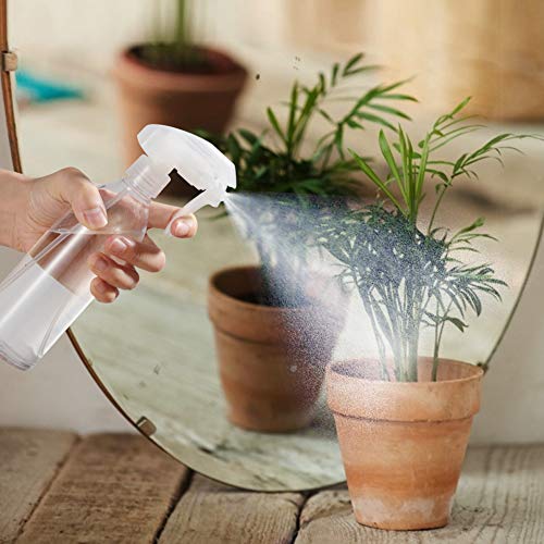 300ml Fine Mist Spray Bottle,Empty Plastic Refillable Spray Bottles Trigger Sprayer for Gardening,Cleaning,Kitchen,Water,Essential Oil(2PCS)