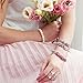 Bling Jewelry Pave CZ Band White Simulated Pearl Solitaire Engagement Promise Ring for Women Silver Plated Brass 8MM