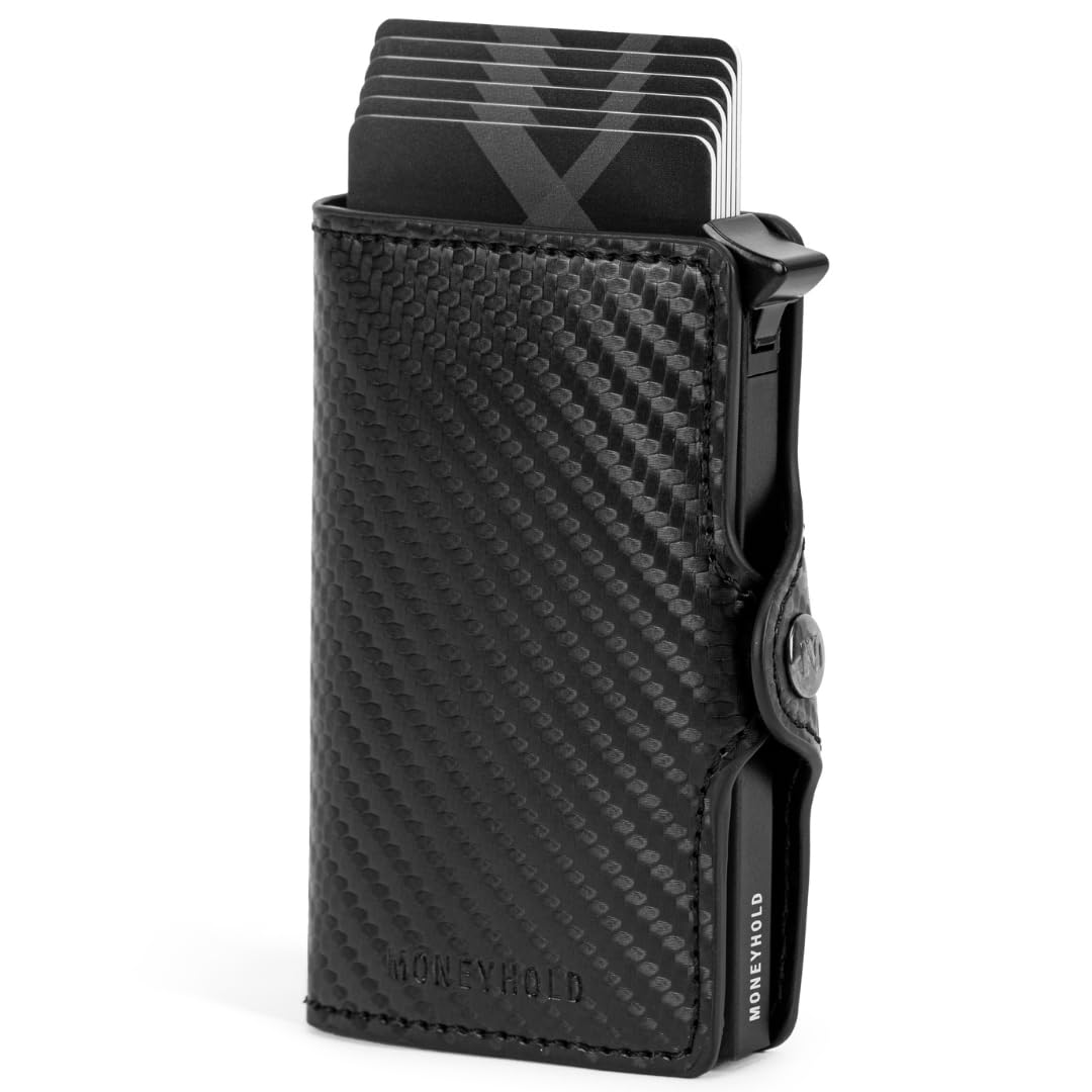 Moneyhold Credit Card Holder Wallet for Men and Woman - Wallet, Card Case & Money Organisers - RFID Blocking - Also with Coin Pocket