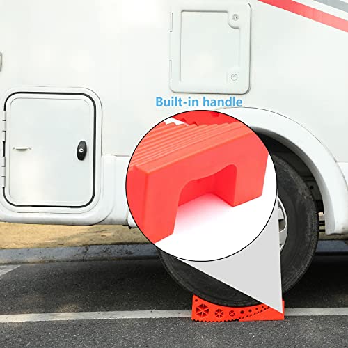 Homeon Wheels Camper Leveler, RV Leveling Blocks Work for RV Include