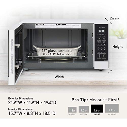 Panasonic NNSN75LW cu.ft Cyclonic Inverter Countertop Microwave Oven