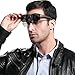 Duco Semi Rimless Sunglasses For Prescription Glasses Unisex Polarized Sunglasses 8953T (Gunmetal Frame Gray Lens, Lens Height-40MM)