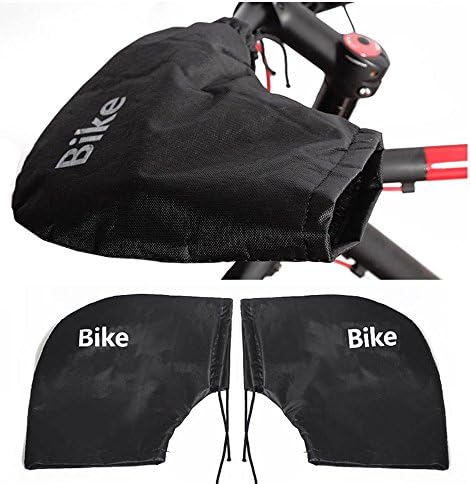 Winter Bicycle Bike Handlebar Warm Cover Waterproof Protect Hand Cover 1Pair 2p