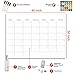 Big Dry Erase Wall Calendar - Giant Whiteboard [36