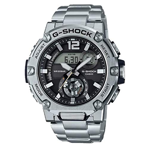 Casio G-Shock GSTB300SD-1A G-Steel Solar Powered Bluetooth Stainless Band  Watch
