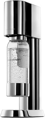 ENSO Wassersprudler - 1L Sprudlerflasche, Edelstahl, Silber