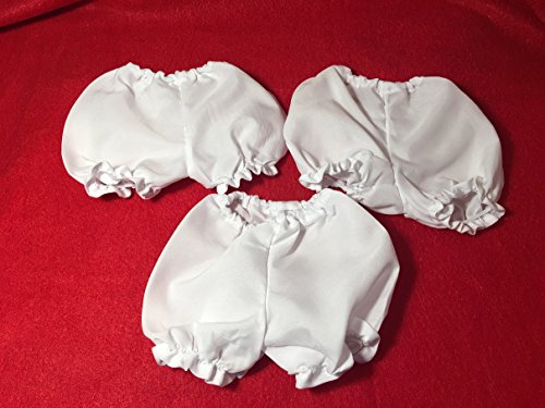 Fits Luvabella Doll Clothes Panties Bloomers Underwear Lot of 3 pcs Handmade