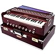 LATEST ORIGINAL BINA 17DX PRO-GRADE INDIAN PORTABLE 9-STOPPER TEAK HARMONIUM w COUPLER + BAG
