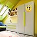 Okloy 10 Large Emoji Faces Wall Graphic Decal Reusable Sticker 3D Cute Skin Multi-size for Notebook / Laotop / Macbook / Windows / Children Room / Unflat Wall Surface