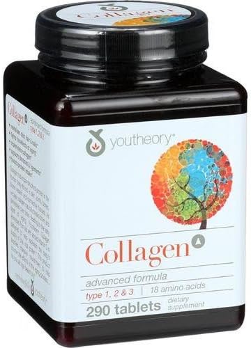 youtheory Collagen Advanced Formula 1, 2 and 3, 290 Tablets (3 pack)