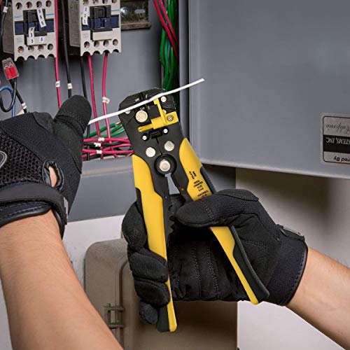 Wire Stripper Automatic Wire Stripping Tool Self-adjusting Cutter Crimper Multi Pliers,With cutting,crimping,stripping function , Equipped with multi-function screwdriver tools