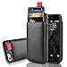 LAMEEKU iPhone 6 Plus / 6s Plus Wallet Case, Shockproof Leather case with Credit Card Holder Pockets ID Card Slot Holder, Protective Card Cover for Apple iPhone 6 Plus / 6S Plus 5.5 inch - Black