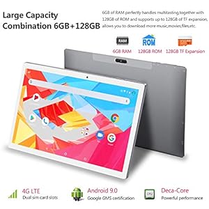 LNMBBS X30 Tablet 10 Pollici 4G LTE, Display da 2560 x 1600, Processore 10-core da 2.6 GHz Tablet PC Android 9.0, RAM da… - immagine 3