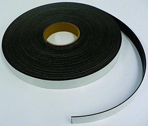 1" X 25' - 60 mil Premium Adhesive Magnetic Tape Strip Roll