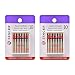 SINGER Universal Regular Point Machine Needles, 20 Count, Sizes 80/11, 90/14, 100/16