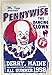 ARAWAK BRAVE Cooking Bib Apron IT Pennywise The Dancing Clown Patented Fabric Retro Vintage Poster Style