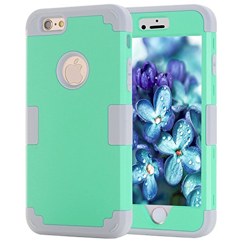 iPhone 6S Plus Case,iPhone 6 Plus Case,Cafeleo 3 in 1 Bumper Cover with Soft TPU Hard PC Skin Shockproof Anti-scratches Impacts Protective for Apple iPhone 6 Plus/6S Plus(5.5")