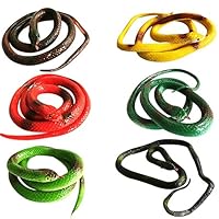 Phoenixb2c Funny Novelty Toys Emulational Faux Snake Mischievous Toy Models Fake April Fool