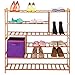 Ollieroo Bamboo Shoe Rack 6-Tier Entryway Shoe Shelf Storage Organizer Free Standing Shelves