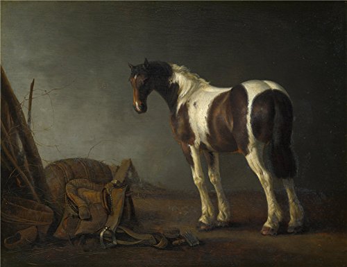 The Perfect Effect Canvas Of Oil Painting 'Abraham Van Calraet A Horse With A Saddle Beside It ' ,size: 16 X 21 Inch / 41 X 53 Cm ,this Replica Art DecorativeCanvas Prints Is Fit For Garage Decor And Home Decor And Gifts