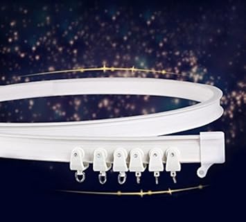 Aimyoo 3 Meters 9 8 Feet Curved Curtain Track Bendable