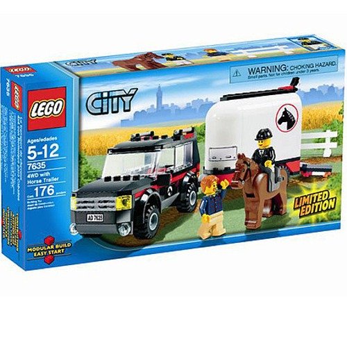 Lego City Limited Edition Set #7635 4WD With Horse Trailer