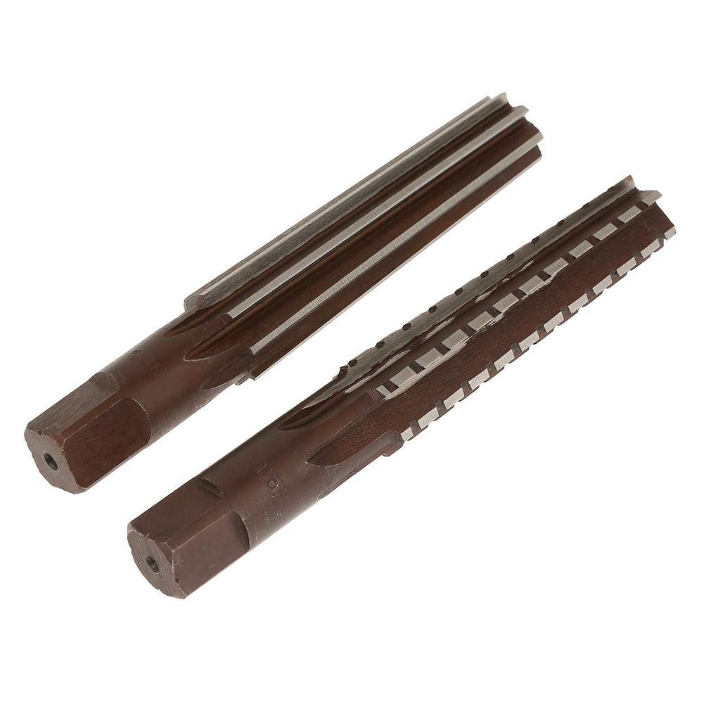 FTVOGUE 2pcs MT3 Taper Mohs, Reaming Tools High Speed Steel Reamers Reamer Straight Shank Reamer Cutter