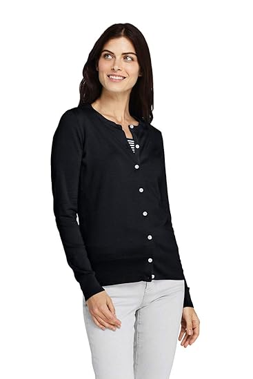 lands end supima cotton cardigan