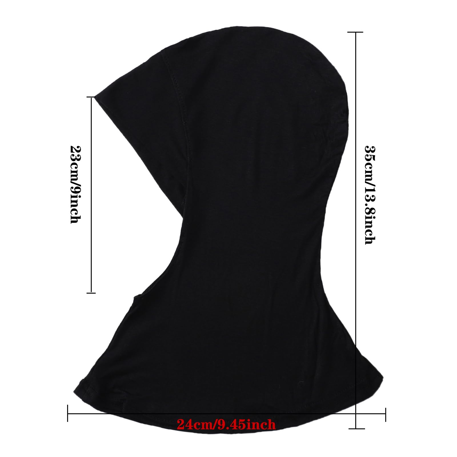 3-9 Pieces Modal Hijab Turban Muslim Hijab Cap Adjustable Muslim Scarf Stretchy Head Scarf for Women