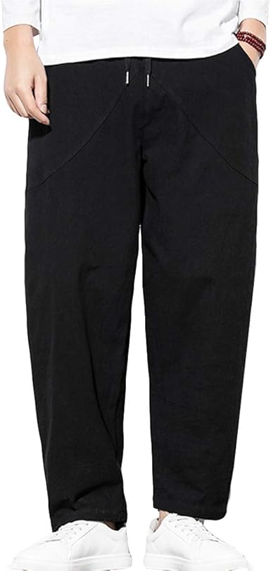 mens loose fit casual pants