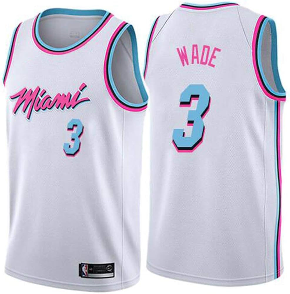 DEBND Men Basketball Jerseys Heat 3 Wade Basketball Uniform Summer