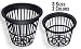NP3AB: 3 Inch Black Slotted Mesh Net Pot for Hydroponics/Aquaponics/Orchids - 25 Pack