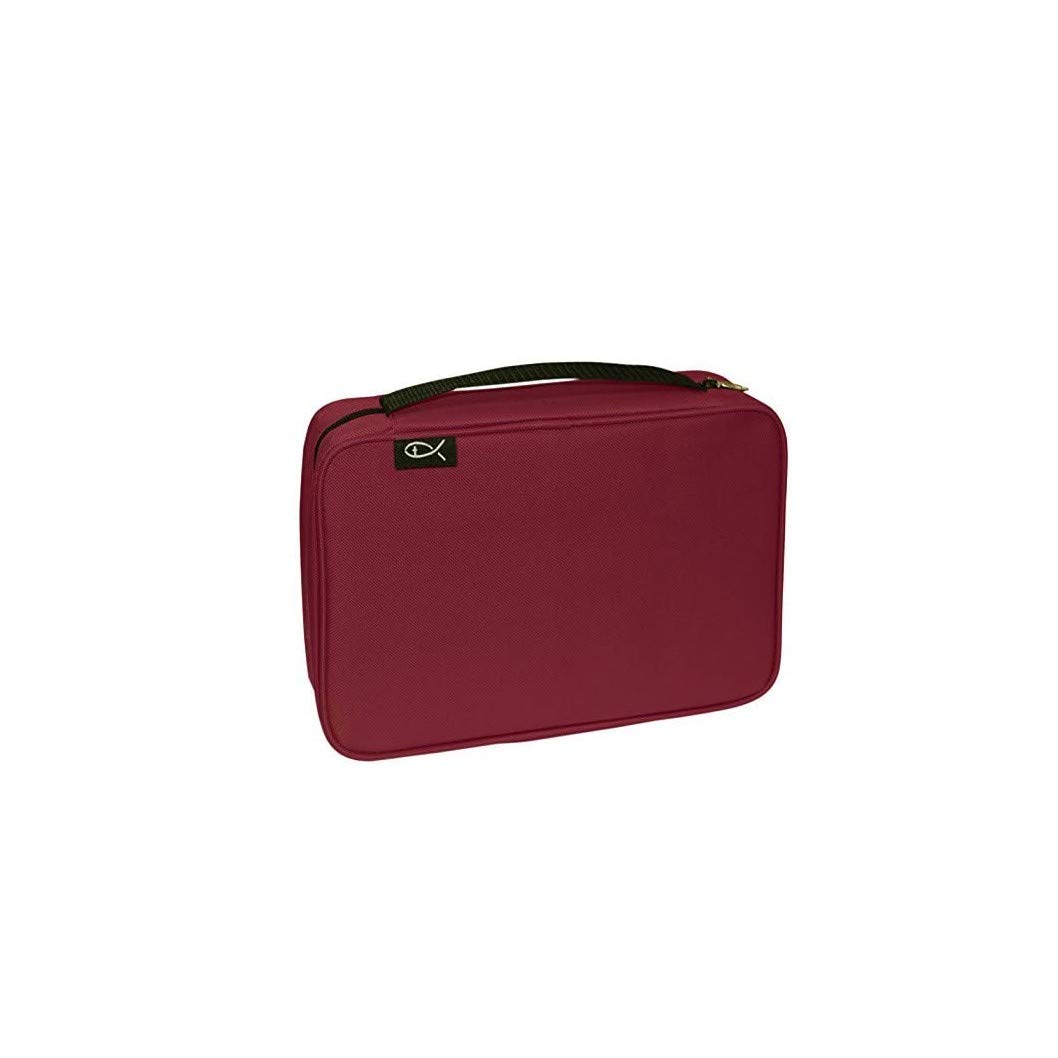 Divinity Boutique Bible Cover Basic Burgundy, Extra Large (21437) | Fits Bibles up to 7.25" x 10.125" x 2.25"