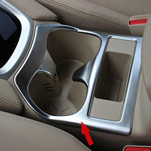 Matte Interior Console Cup Holder Cover Trim Fit for Nissan Rogue 2015