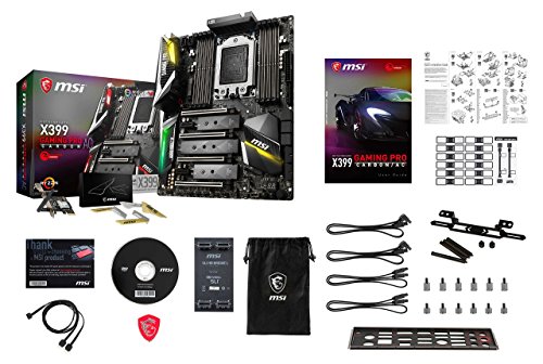 MSI-Gaming-AMD-Ryzen-ThreadRipper-DDR4-VR-Ready-HDMI-USB-3-SLI-CFX-Extended-ATX-Motherboard-X399-GAMING-PRO-CARBON-AC