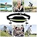 WEIJI Running Pouch Number Belt Race Bib Holder for Running,Cycling,Marathon,Triathlon with Elastic Adjustable 6 Energy Gel Loops