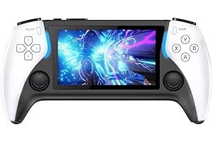 Suapouen 8G 2000+Games Project X Portable Pocket Video Game Console 4.3 Inch IPS Screen Support PS1 Gaming Dual Speaker Stere