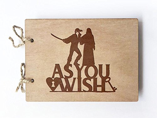 Wedding Guest book (wood) - notebook - As You Wish