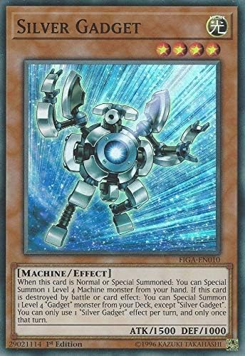 Collectible Card Games Yu Gi Oh Trading Card Game Silver Gadget 1st Edition Figa En010 Super Rare Gadgets 2022 Yugioh