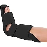 BraceAbility Padded 90 Degree Plantar Fasciitis Boot | Soft Dorsiwedge Night Splint to Stabilize Foot and Ankle, Stretches Plantar Fascia Ligament and Supports Achilles Tendon (Large)