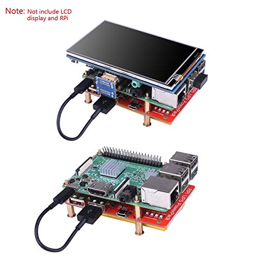 kuman UPS Battery Pack Expansion Board Power Supply for Raspberry Pi 3 Model B, B+,Pi 2 Model B & Pi 1 Model B+ A+ A (New Version Raspberry pi Battery Pack) - Thumbnail 3