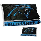 Carolina Panthers Double Sided Allegiance Flag