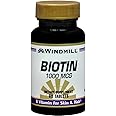 Windmill Biotin 1,000 mcg Tablets, 60 ct
