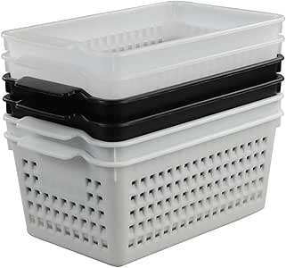 Neadas Pequeño Cestas Cestos Cesta Cesto de Almacenamiento de Plástico