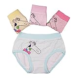 Inking Little Girls Striped Underwear Toddler Hipster Briefs 6-pack