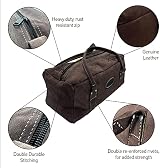 Rolson 68281 350mm Leather Contractor Tool Bag Heavy Duty Durable view 6