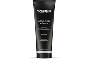 Wicked Sensual Care Stripped + Bare Massage Cream 4 oz (120 ml)