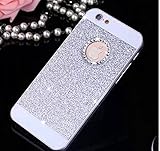 Aurora® iPhone 5 Case , Luxury Hybrid PC Hard Shiny Bling Glitter Sparkle With Crystal Rhinestone Cover Case For iPhone 5 iPhone 5S-Silver
