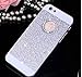 Aurora® iPhone 5 Case , Luxury Hybrid PC Hard Shiny Bling Glitter Sparkle With Crystal Rhinestone Cover Case For iPhone 5 iPhone 5S-Silver